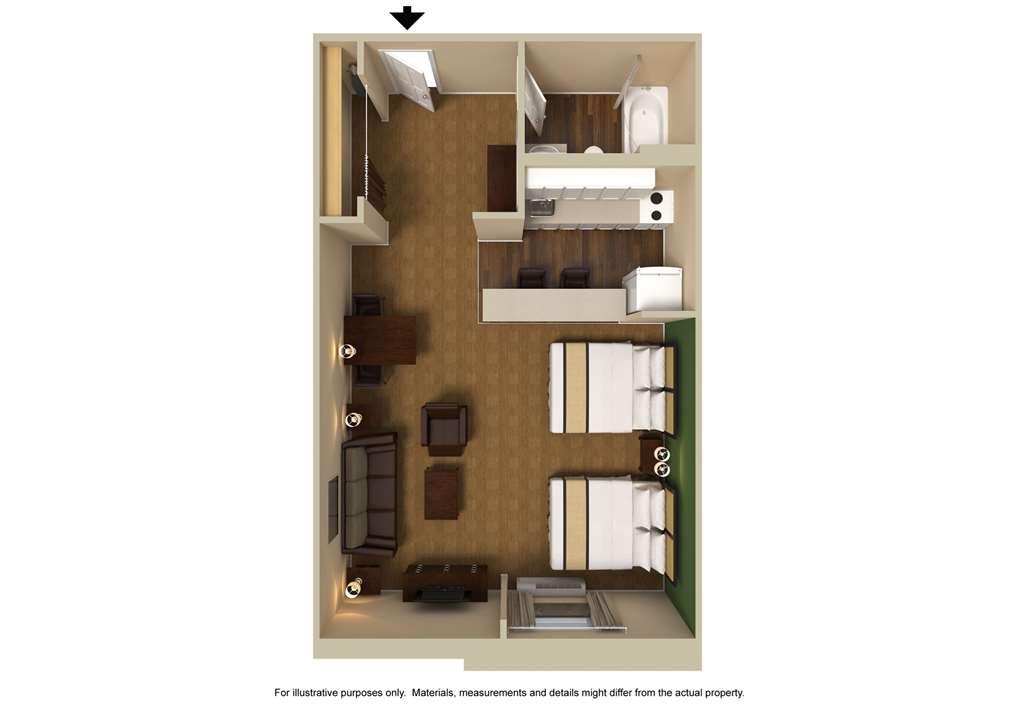 Extended Stay America Suites - Cleveland - Great Northern Mall North Olmsted Chambre photo